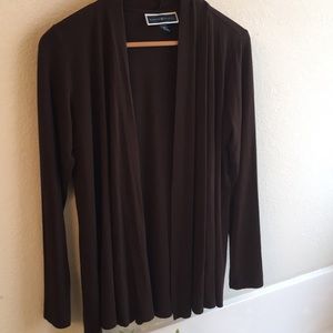 Brown cardigan